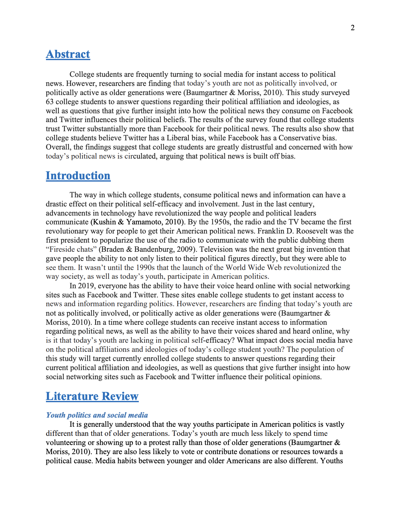 Original abstract and introduction page before redesign